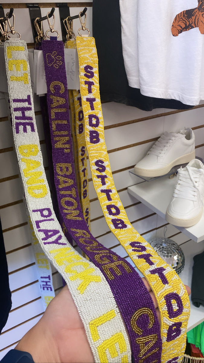 Shop the best online Beaded Purse Strap - Callin' Baton Rouge Tru Colors  Gameday