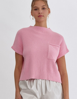 Load image into Gallery viewer, Knit Mock Neck Top
